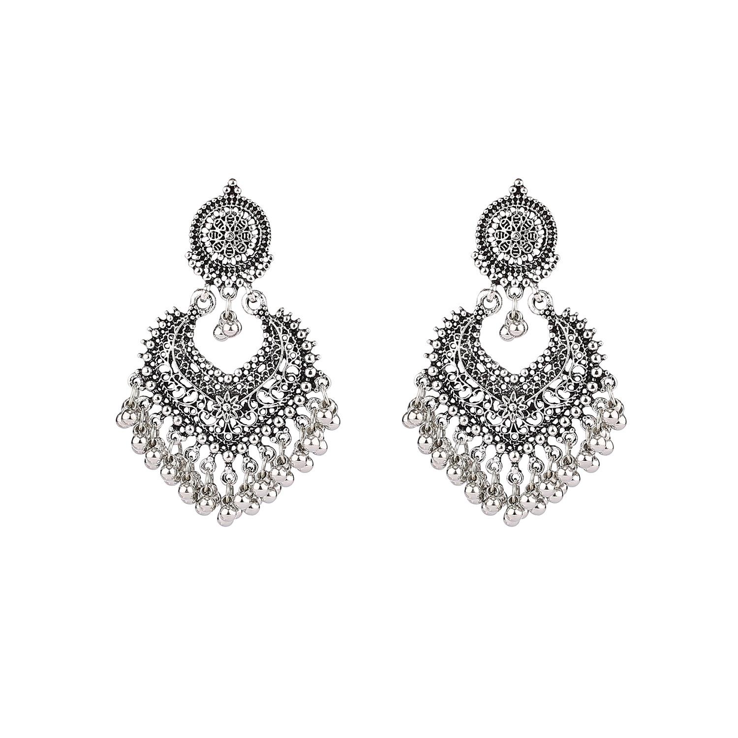 Винтажные висячие серьги в форме сердца в стиле бохо для женщин, этнические индийские цветы с кисточками, свадебные украшения, аксессуары
Винтажные висячие серьги в форме сердца в стиле бохо для женщин, этнические индийские цветы с кисточками, свадебные украшения, аксессуары