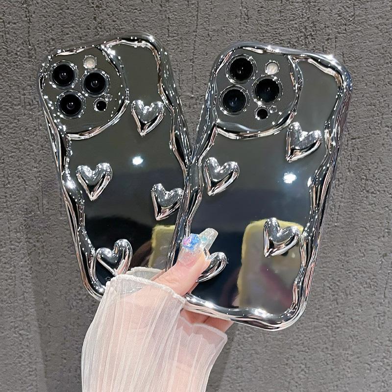 Applicable To IPhone 16 Mobile Phone Case Luxury Electroplated Silicone Love 14Promax Apple 15 Protective Case 13 Creativity iPhoneSE 2020
Applicable To IPhone 16 Mobile Phone Case Luxury Electroplated Silicone Love 14Promax Apple 15 Protective Case 13 Creativity iPhoneSE 2020