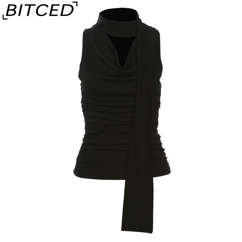 BITCED Весенне-летняя мода однотонная сексуальная футболка с V-образным вырезом облегающего кроя без рукавов с гетрами для шеи для женщин L чёрный
BITCED Весенне-летняя мода однотонная сексуальная футболка с V-образным вырезом облегающего кроя без рукавов с гетрами для шеи для женщин L чёрный