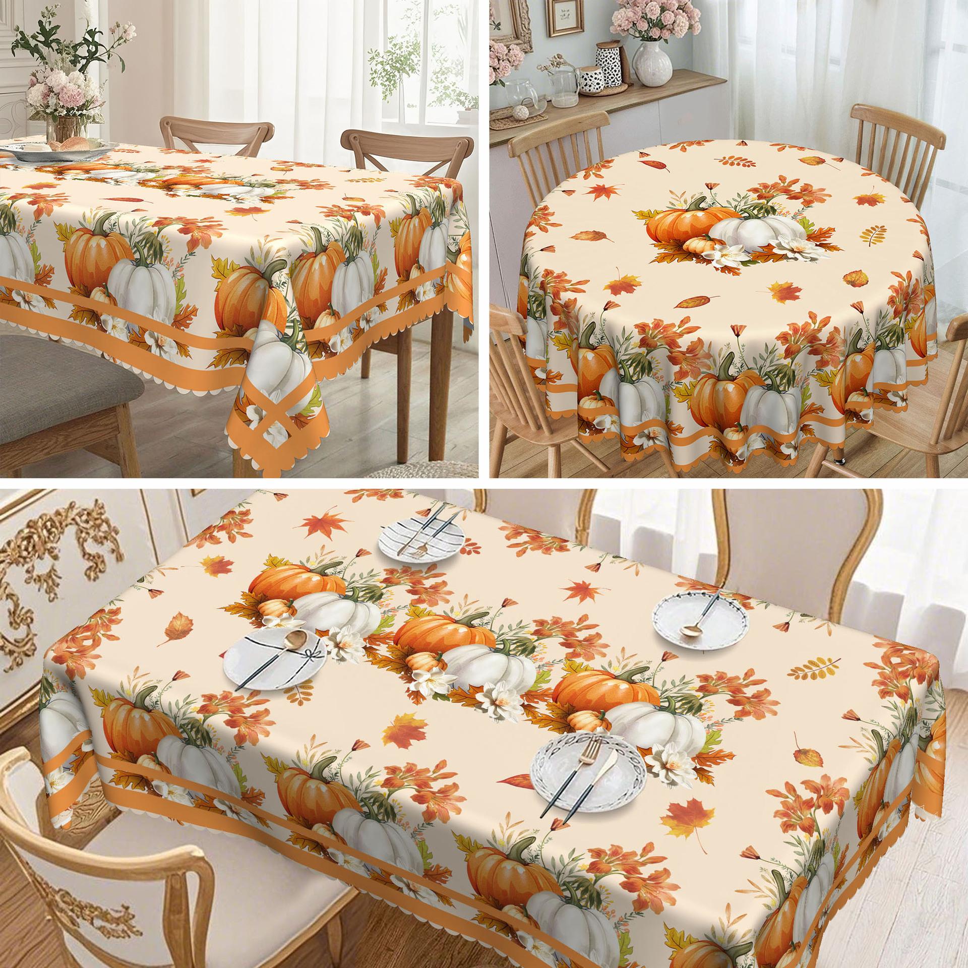 1 Piece, Waterproof And Dirt-Proof Polyester Thanksgiving Tablecloth, Autumn Pumpkin Tablecloth, Suitable For Long And Round Tables round tablecloth-152x152cm
1 Piece, Waterproof And Dirt-Proof Polyester Thanksgiving Tablecloth, Autumn Pumpkin Tablecloth, Suitable For Long And Round Tables round tablecloth-152x152cm