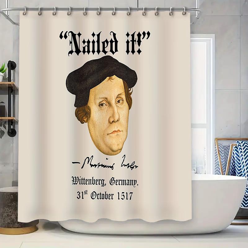 Vintage Martin Luther Bath Curtain Renaissance History Religious Art Home Decor Shower Curtain Gothic Tapestry Wall Hanging W60H190(CM)-1 Pcs
Vintage Martin Luther Bath Curtain Renaissance History Religious Art Home Decor Shower Curtain Gothic Tapestry Wall Hanging W60H190(CM)-1 Pcs