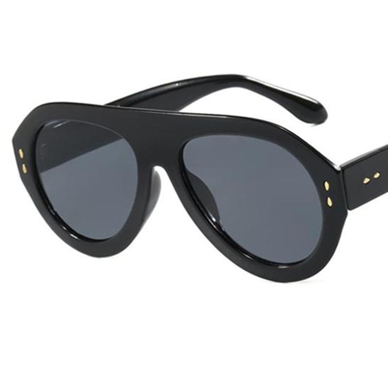 Fashion Sun Glasses Anti-UV Spectacles Frog Mirror Simplity Rice Nails Eyeglasses Google Ornamental Oversize Frame Sunglasses as picture чорний
Fashion Sun Glasses Anti-UV Spectacles Frog Mirror Simplity Rice Nails Eyeglasses Google Ornamental Oversize Frame Sunglasses as picture чорний