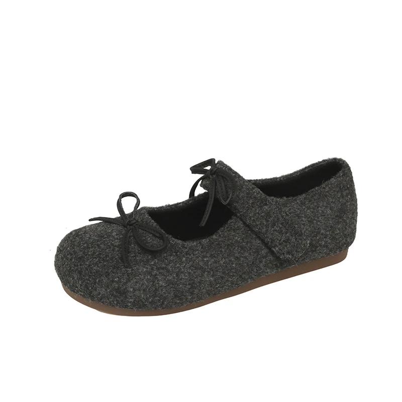 Fashion Solid Butterfly-knot Flats Winter Round Toe Slip-on Women s Shoes on Sale 2025 New Flat with Shallow Flats Sapatos Baixos 35
Fashion Solid Butterfly-knot Flats Winter Round Toe Slip-on Women s Shoes on Sale 2025 New Flat with Shallow Flats Sapatos Baixos 35