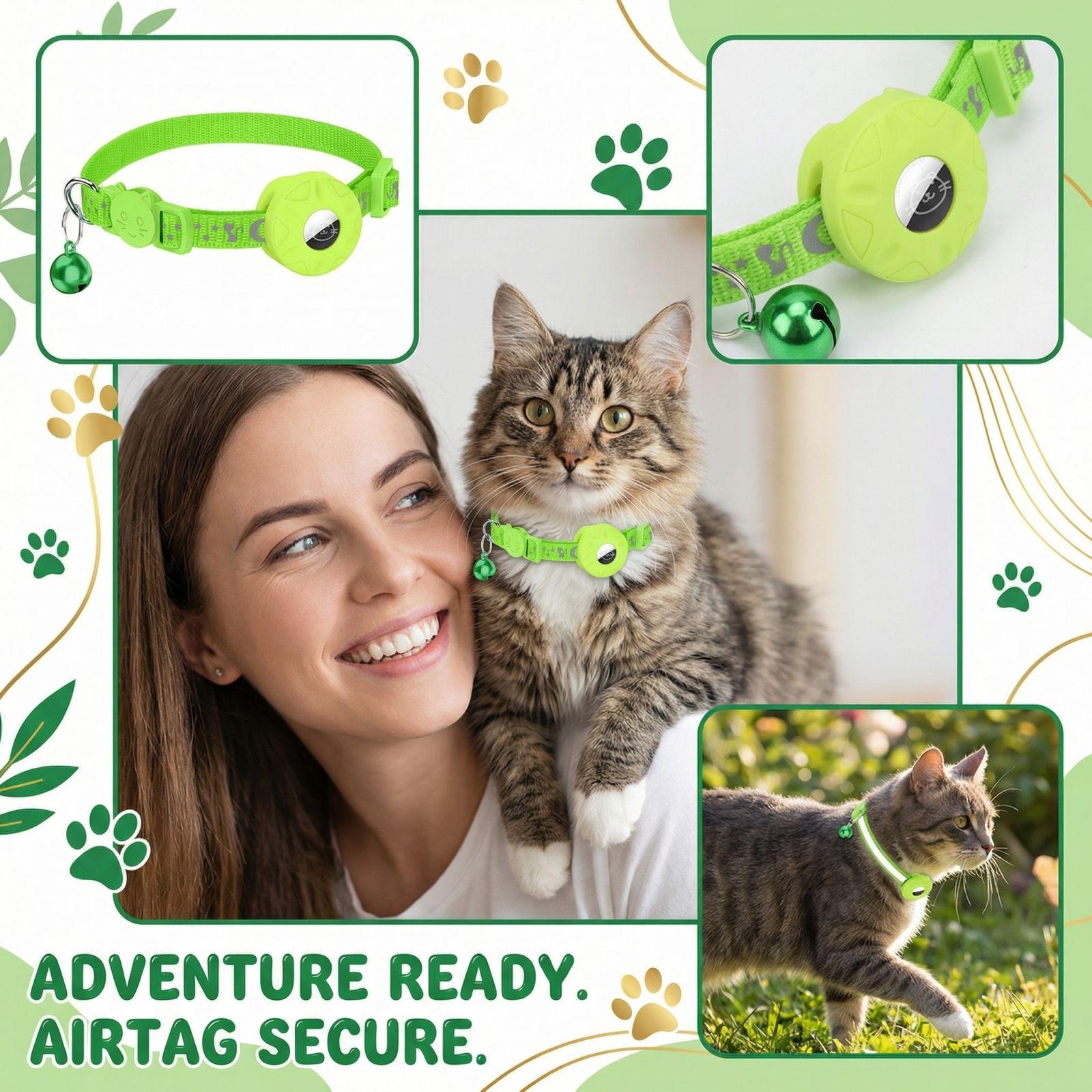 Pet Fashion General Not Prone To Deformation Pet Collar One Size зелений
Pet Fashion General Not Prone To Deformation Pet Collar One Size зелений
