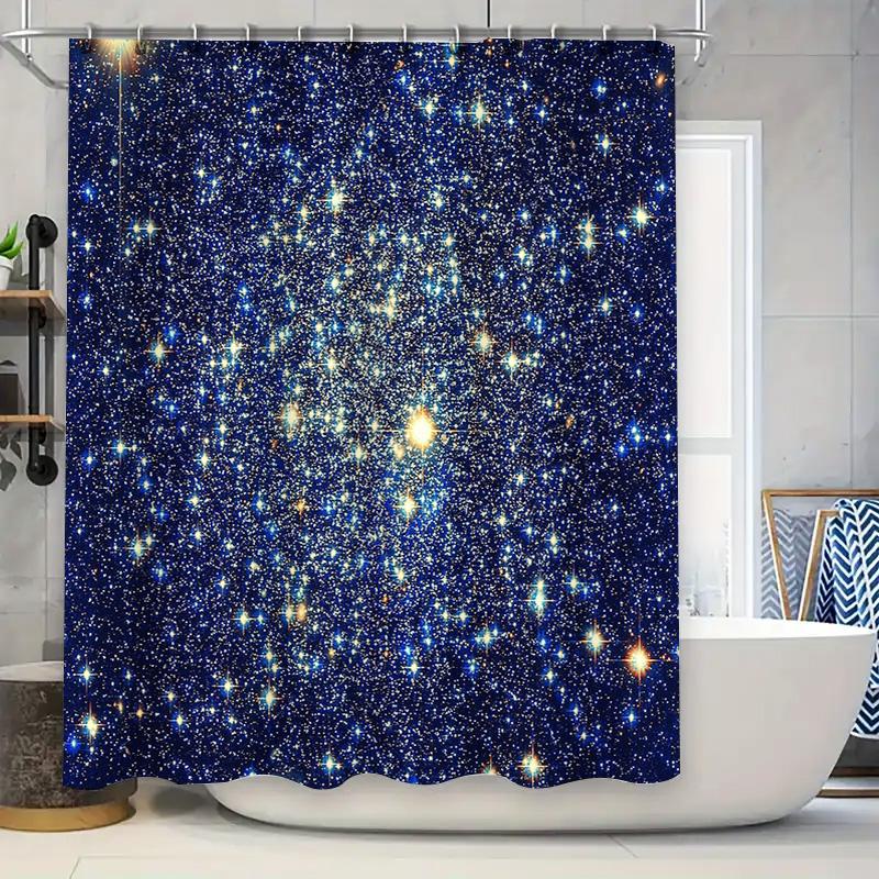 Starry Night Shower Curtain Galaxy Space Universe Celestial Decor Bathroom Set Waterproof Modern Artistic Home Textiles W60H190(CM)-1 Pcs
Starry Night Shower Curtain Galaxy Space Universe Celestial Decor Bathroom Set Waterproof Modern Artistic Home Textiles W60H190(CM)-1 Pcs