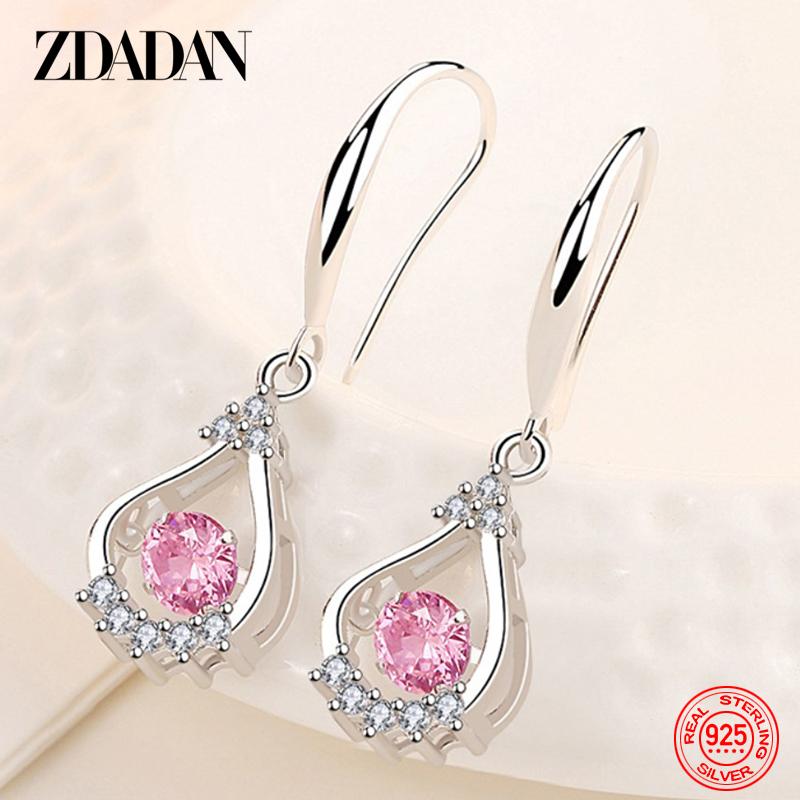 925 Sterling Silver Water Drop Long Dangle Earrings for Women Fashion Jewelry Accessories рожевий
925 Sterling Silver Water Drop Long Dangle Earrings for Women Fashion Jewelry Accessories рожевий