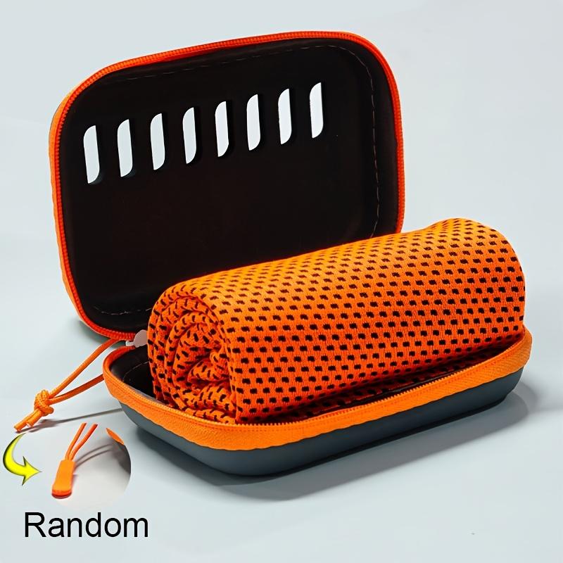 1Pc Cooling Quick-Dry Sports Towel With EVA Storage Box - Lightweight, Portable, Machine Washable, Suitable For Camping, Hiking, Gym, Durable Fabric помаранчевий
1Pc Cooling Quick-Dry Sports Towel With EVA Storage Box - Lightweight, Portable, Machine Washable, Suitable For Camping, Hiking, Gym, Durable Fabric помаранчевий