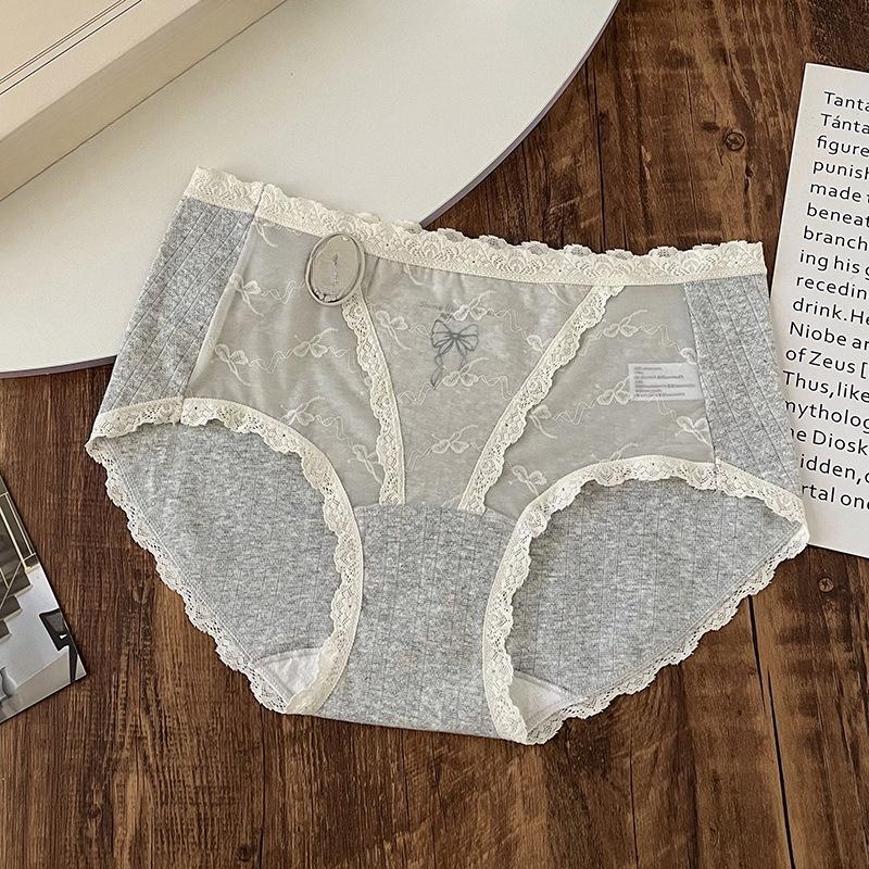 Girl Summer Sweet Lace 10A Bacteriostatic Baby Cotton Breathable Mid Waist Briefs L сірий
Girl Summer Sweet Lace 10A Bacteriostatic Baby Cotton Breathable Mid Waist Briefs L сірий