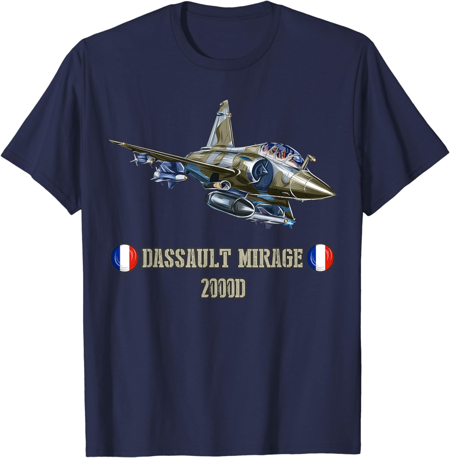 Франція Військовий винищувач Dassault Mirage 2000D Чоловіча футболка з коротким рукавом Повсякденна 100% бавовняна футболка L
Франція Військовий винищувач Dassault Mirage 2000D Чоловіча футболка з коротким рукавом Повсякденна 100% бавовняна футболка L