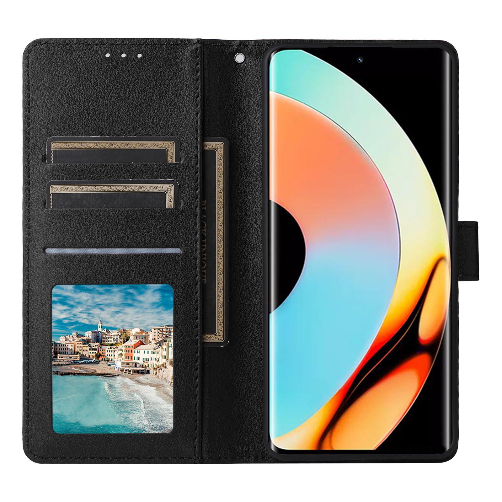 For Realme 10 Pro+ 5G Case PU Leather Phone Cover with Viewing Stand/3 Card Holder Black
For Realme 10 Pro+ 5G Case PU Leather Phone Cover with Viewing Stand/3 Card Holder Black