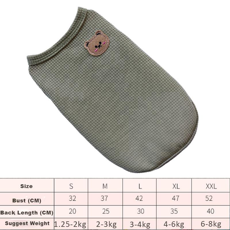 Жилет для домашних собак, одежда весна-лето для мальчиков, девочек, щенков, вафельных медведей, жилет для кошек, одежда дышащая, тонкая секция S
Жилет для домашних собак, одежда весна-лето для мальчиков, девочек, щенков, вафельных медведей, жилет для кошек, одежда дышащая, тонкая секция S