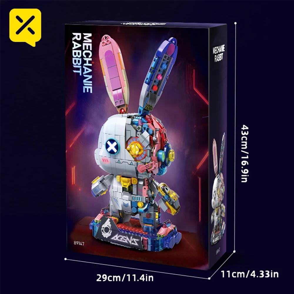1377PCS Building Blocks LED Light Up Robot Rabbit Model Creative DIY Animal Kids Toy Gifts Adults Home Desk Decor Rabbit Bricks
1377PCS Building Blocks LED Light Up Robot Rabbit Model Creative DIY Animal Kids Toy Gifts Adults Home Desk Decor Rabbit Bricks