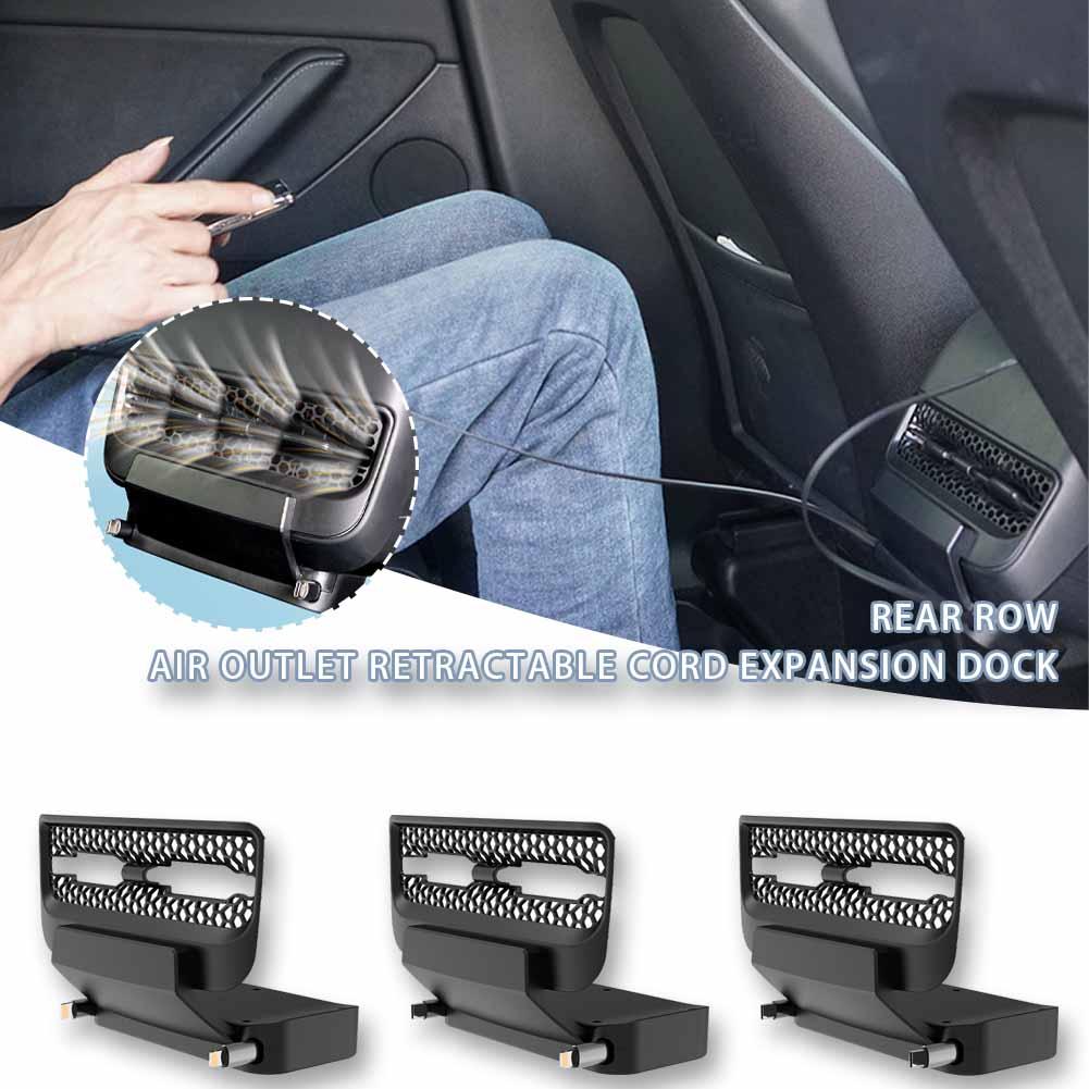 Rear Air Vent Intelligent Docking Station for Tesla Y 2024-2024 PD 27W USB Type C Quick Charger USB Dock Y2N5
Rear Air Vent Intelligent Docking Station for Tesla Y 2024-2024 PD 27W USB Type C Quick Charger USB Dock Y2N5