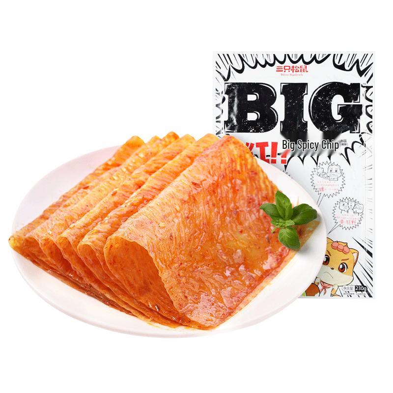 Коллекция ностальгических острых снеков от Three Squirrels