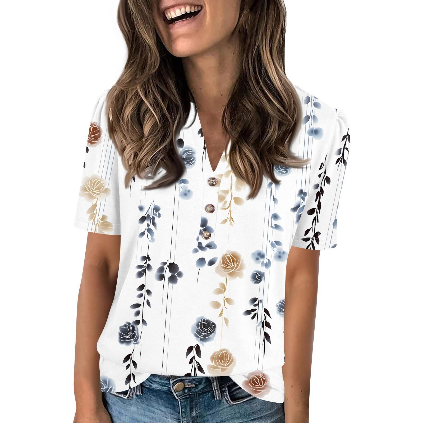 Женский модный повседневный свитер с коротким рукавом и принтом на пуговицах и V-образным вырезом XL белый
Женский модный повседневный свитер с коротким рукавом и принтом на пуговицах и V-образным вырезом XL белый