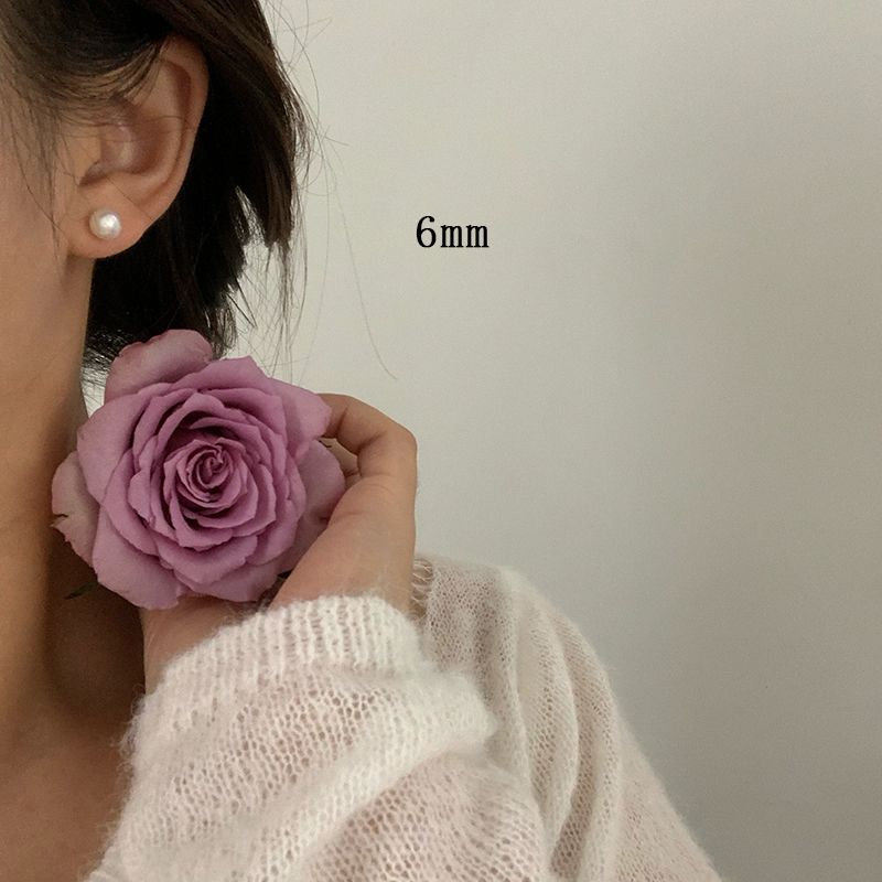 925 Silver French Earrings Steamed Bread Beads 5-6mm Freshwater Pearl True Pearl
925 Silver French Earrings Steamed Bread Beads 5-6mm Freshwater Pearl True Pearl