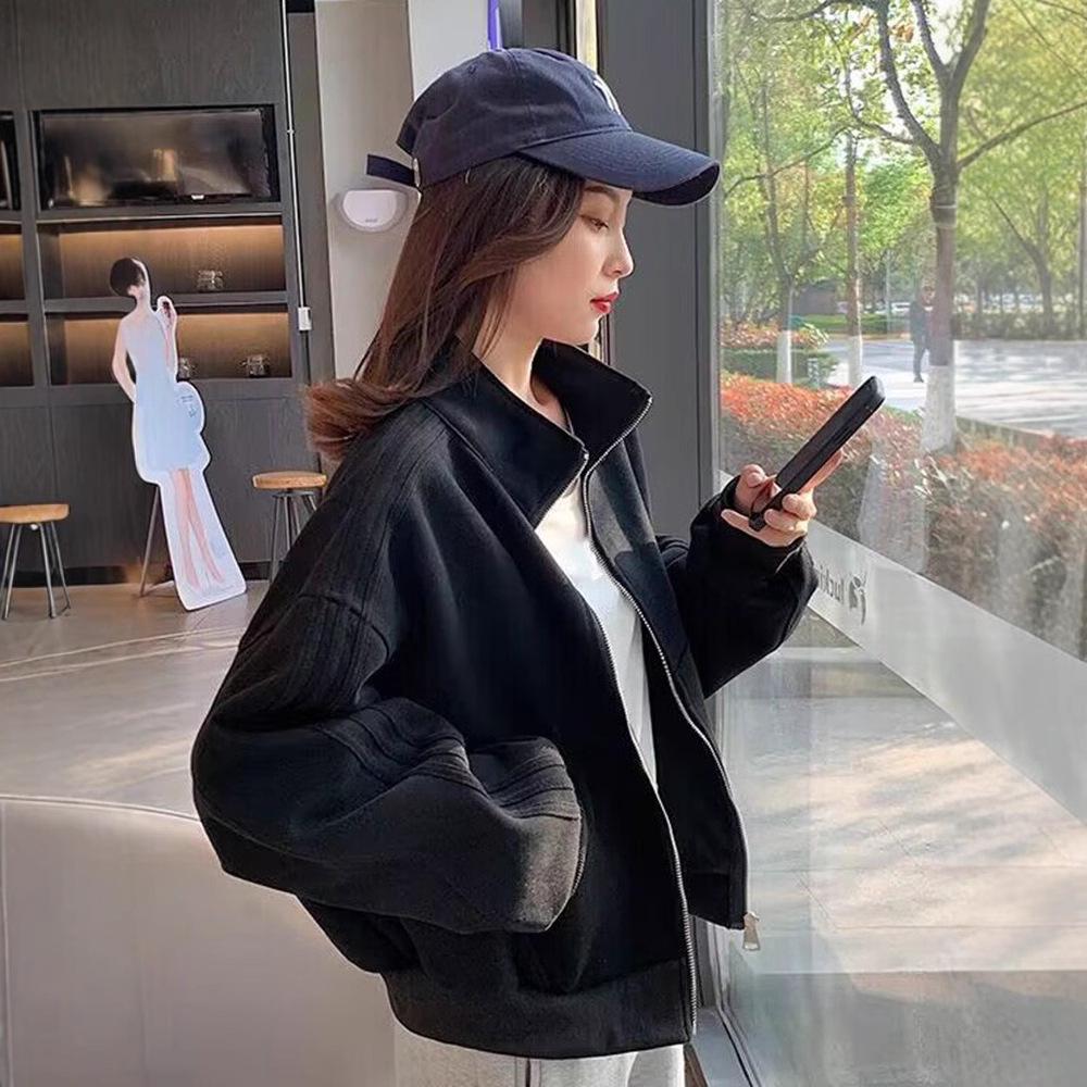Women s Slim Fit Baseball Jacket: Spring/Autumn 2025 - Casual, Versatile, Loose-Fit Cardigan Top M (recommended under 100 catty)
Women s Slim Fit Baseball Jacket: Spring/Autumn 2025 - Casual, Versatile, Loose-Fit Cardigan Top M (recommended under 100 catty)