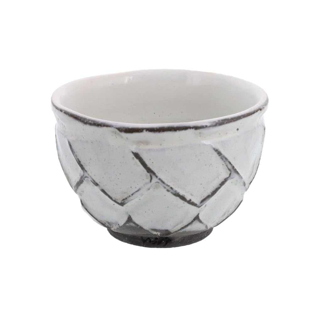 EAST table Tea bowl Black clay Stone wall carving Powder made in Japan Microwave safe 12.7cm 813-002-03
EAST table Tea bowl Black clay Stone wall carving Powder made in Japan Microwave safe 12.7cm 813-002-03