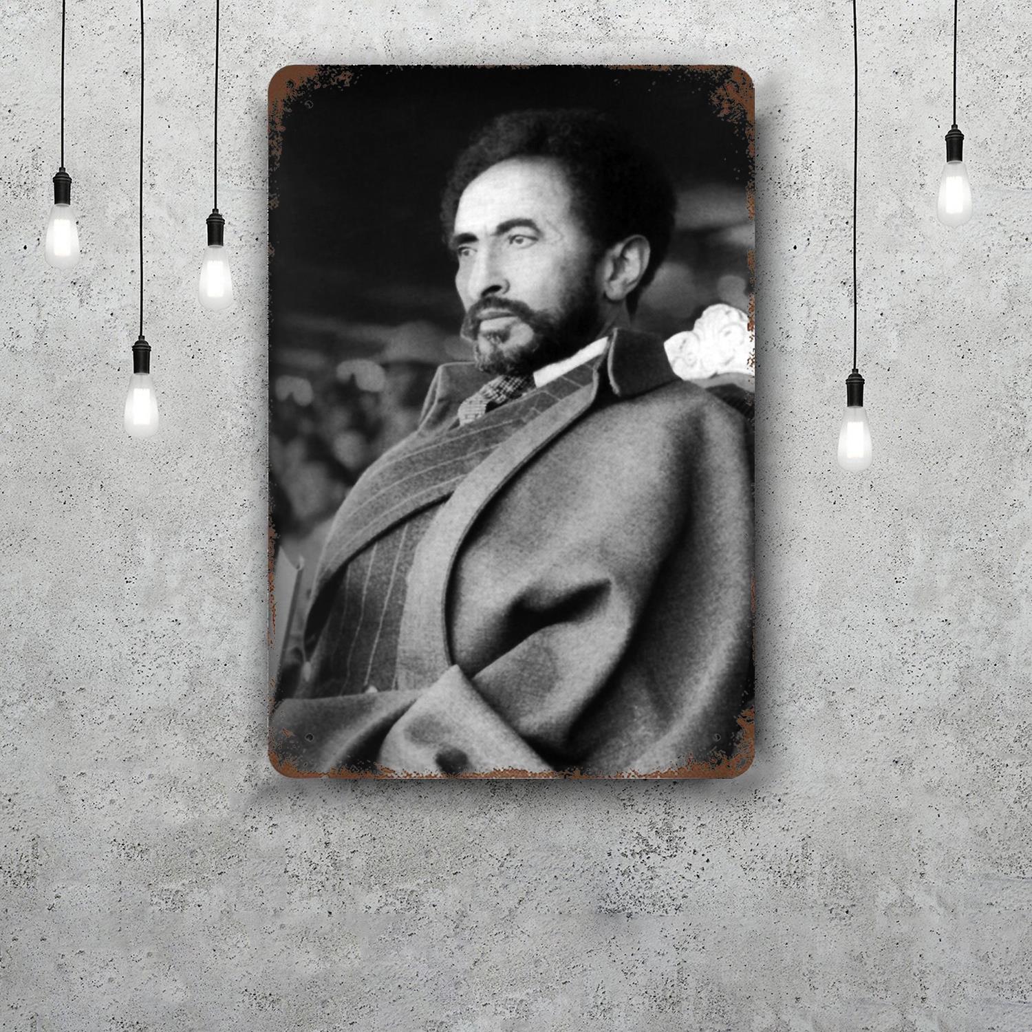 Haile Selassie Classic Poster Rusty Metal Plaque Retro Decorative Plate Bar Man Cave Garage Club Metal Sign Wall Decoration 20x30cm(7.8x11.8inch)
Haile Selassie Classic Poster Rusty Metal Plaque Retro Decorative Plate Bar Man Cave Garage Club Metal Sign Wall Decoration 20x30cm(7.8x11.8inch)