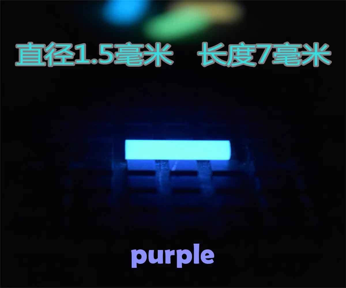 High-brightness Resin Luminous Rod 1.5*7mm Fingertip Gyroscope Accessory Knife Umbrella Rope Decoration long-lasting luminous фіолетовий
High-brightness Resin Luminous Rod 1.5*7mm Fingertip Gyroscope Accessory Knife Umbrella Rope Decoration long-lasting luminous фіолетовий