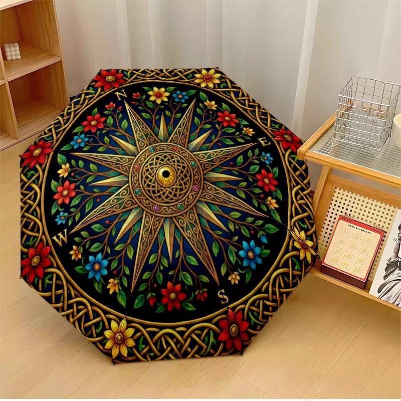 Ornate Blue Roses Theme Automatic Umbrella Compact 8-Rib Design Sturdy Construction Durable Umbrella Stylish Accessory
Ornate Blue Roses Theme Automatic Umbrella Compact 8-Rib Design Sturdy Construction Durable Umbrella Stylish Accessory