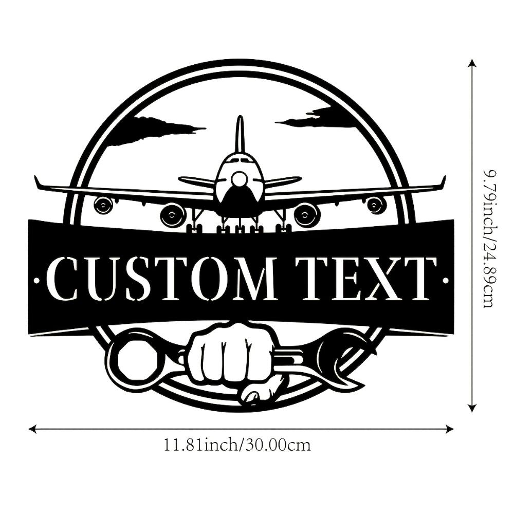 Metal Wall Art Airplane Wrench Decor for Garage Man Cave Home Office
Metal Wall Art Airplane Wrench Decor for Garage Man Cave Home Office