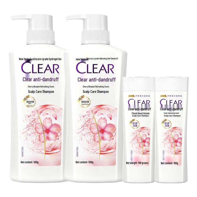 Clear Anti-Dandruff Cherry Blossom Shampoo Pack
Clear Anti-Dandruff Cherry Blossom Shampoo Pack