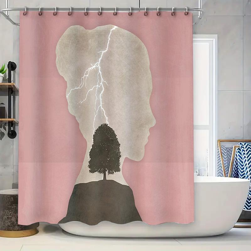 Floral Tree Silhouette Shower Curtain Botanical Nature Decor Bathroom Set Modern Artistic Wall Hanging Tapestry Home Living Room W60H190(CM)-1 Pcs
Floral Tree Silhouette Shower Curtain Botanical Nature Decor Bathroom Set Modern Artistic Wall Hanging Tapestry Home Living Room W60H190(CM)-1 Pcs
