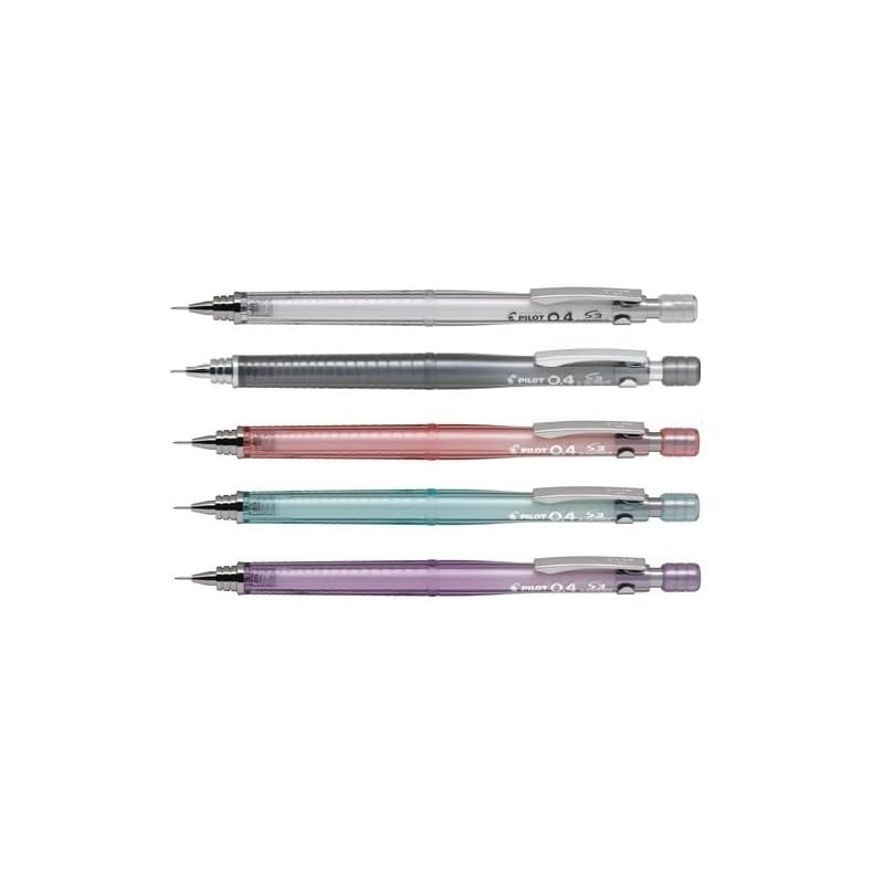 PILOT pilot Mechanical pencil S3 (S3) HPS30R 0.4mm Set of 5 pieces in 5 colors With sheath
PILOT pilot Mechanical pencil S3 (S3) HPS30R 0.4mm Set of 5 pieces in 5 colors With sheath