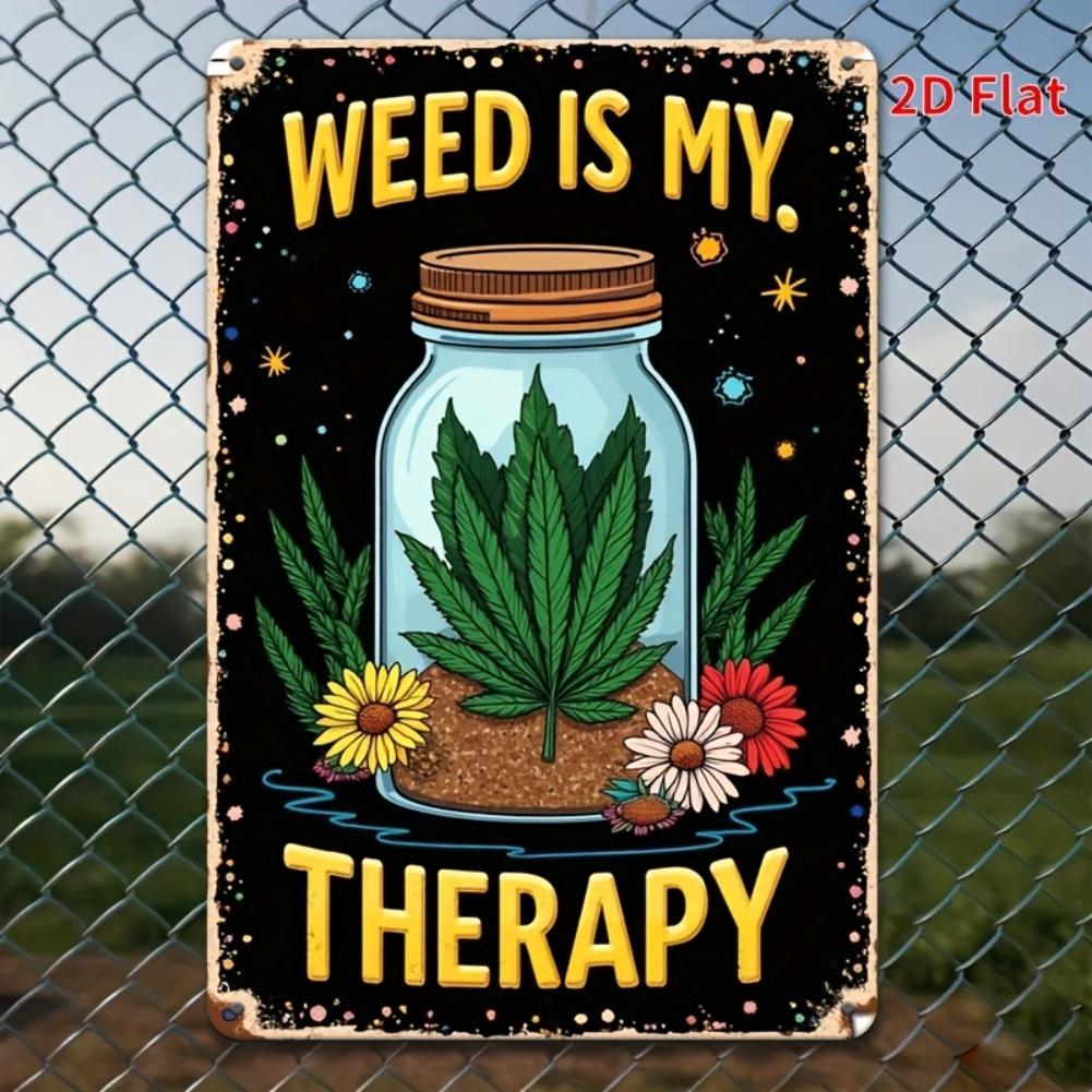 1pc 8x12 Inch 2D Flat Vintage Weed is My Therapy Metal Sign - Mason Jar-Leaf Retro Art, Decor for Bar/Cafe/Beach House 20x30cm(7.8x11.8inch)
1pc 8x12 Inch 2D Flat Vintage Weed is My Therapy Metal Sign - Mason Jar-Leaf Retro Art, Decor for Bar/Cafe/Beach House 20x30cm(7.8x11.8inch)