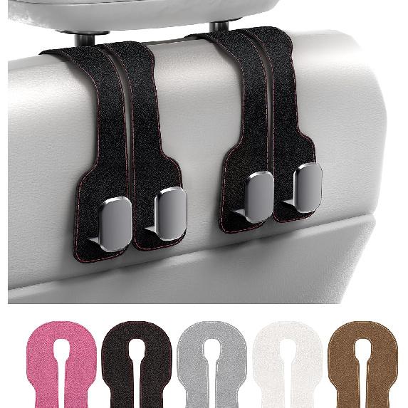 Wigoo 2025 Upgrade Car Headrest Hooks, Leather and Metal Double Hooks for Car Organization and Storage, Black 2-Pack, Suitable for Hanging Bags and чёрный
Wigoo 2025 Upgrade Car Headrest Hooks, Leather and Metal Double Hooks for Car Organization and Storage, Black 2-Pack, Suitable for Hanging Bags and чёрный