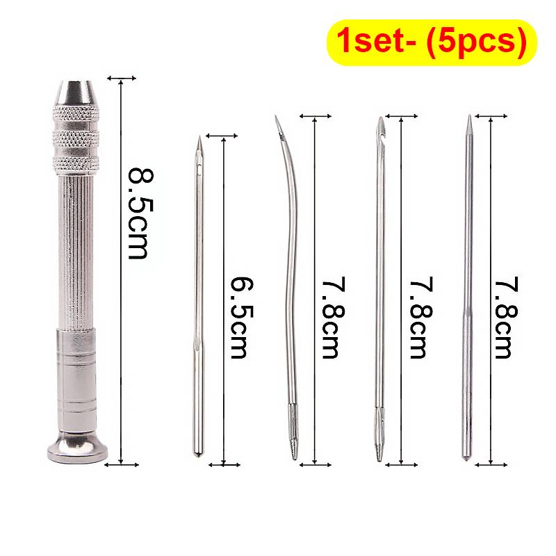 Leather Sewing Needles Kit Punch Hole Stitching Needles for Shoes Tent Canvas Bag Heavy Fabric DIY Handmade Craft Repair Tools
Leather Sewing Needles Kit Punch Hole Stitching Needles for Shoes Tent Canvas Bag Heavy Fabric DIY Handmade Craft Repair Tools