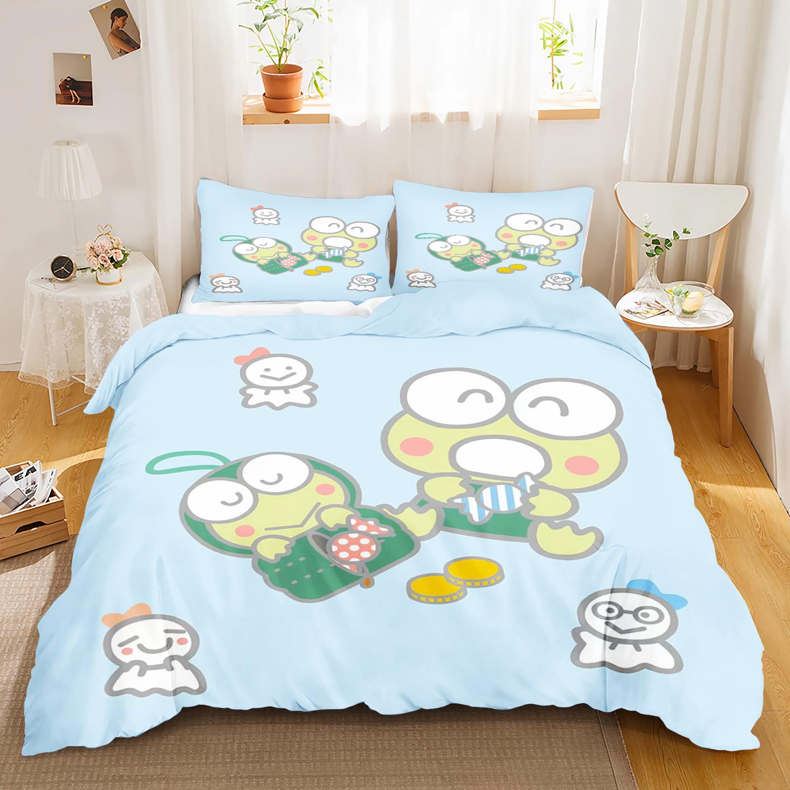 Comforter Keroppi Bedding Set Children Co-Branded Comforter Custom Made King Size 3Pcs Comforter (quilt)-EU Single(135*200cm)3pcs
Comforter Keroppi Bedding Set Children Co-Branded Comforter Custom Made King Size 3Pcs Comforter (quilt)-EU Single(135*200cm)3pcs