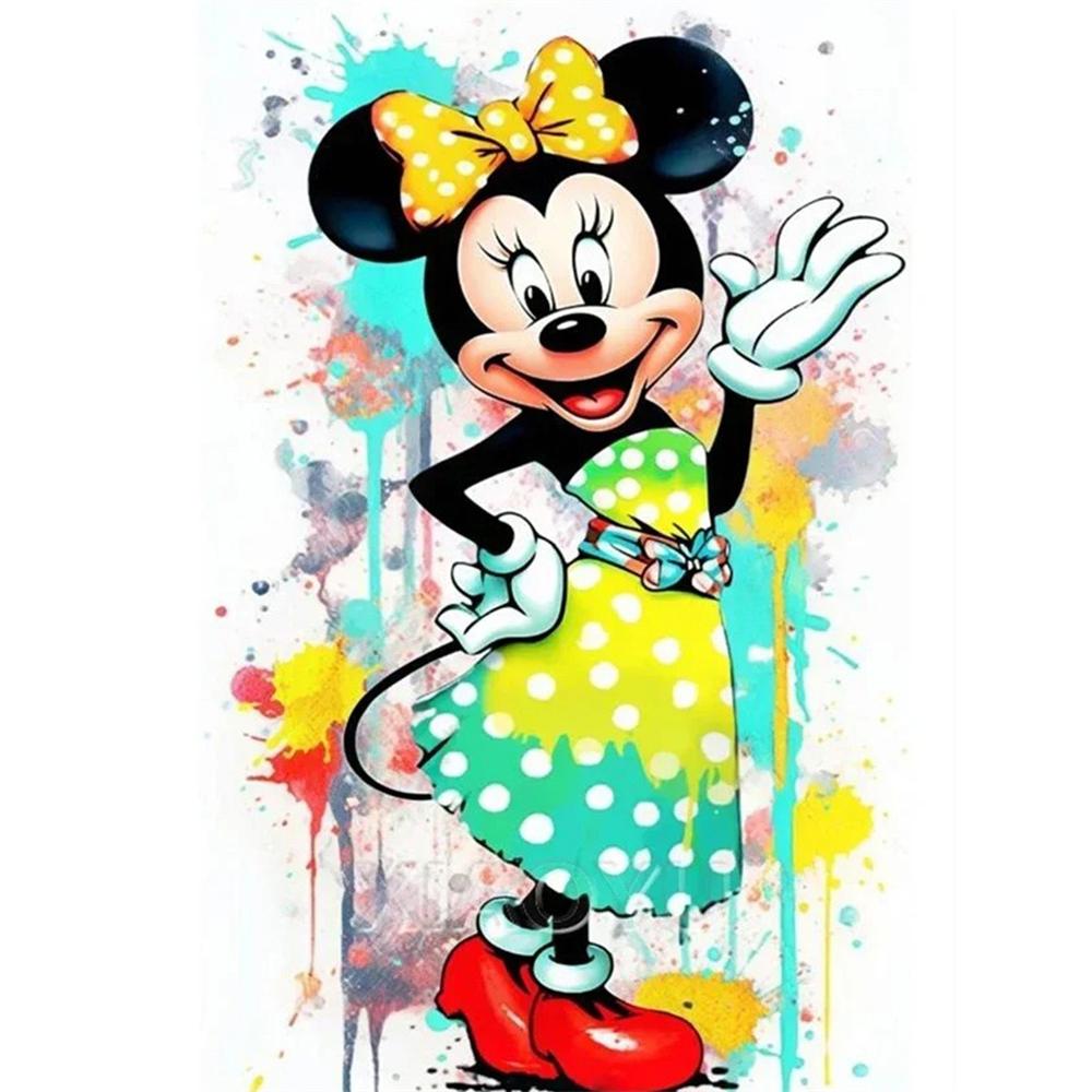 Disney Cartoon Diamond Painting Minnie Mouse Watercolor Splatter Art Illustration 5D DIY Art Cross Stitch Kit Mosaic Embroidery Home Decor Gift Round 20x30cm
Disney Cartoon Diamond Painting Minnie Mouse Watercolor Splatter Art Illustration 5D DIY Art Cross Stitch Kit Mosaic Embroidery Home Decor Gift Round 20x30cm
