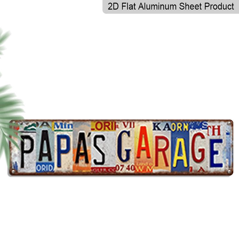 2D Flat Papa S Garage Vintage Wooden Sign Is A Weather-15.7×3.94inch Resistant Wall Decoration Suitable for Both Indoor and Outdoor Use. It Features 40cm x 10cm
2D Flat Papa S Garage Vintage Wooden Sign Is A Weather-15.7×3.94inch Resistant Wall Decoration Suitable for Both Indoor and Outdoor Use. It Features 40cm x 10cm