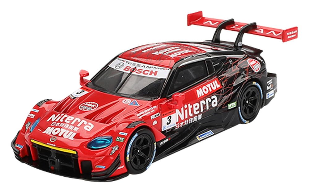 MINI GT Nissan Z GT500 Серия SUPER GT Niterra MOTUL Z NDDP RACING Готовое изделие 1/64 2023#3 (Левый руль) MGT00765-BL
MINI GT Nissan Z GT500 Серия SUPER GT Niterra MOTUL Z NDDP RACING Готовое изделие 1/64 2023#3 (Левый руль) MGT00765-BL