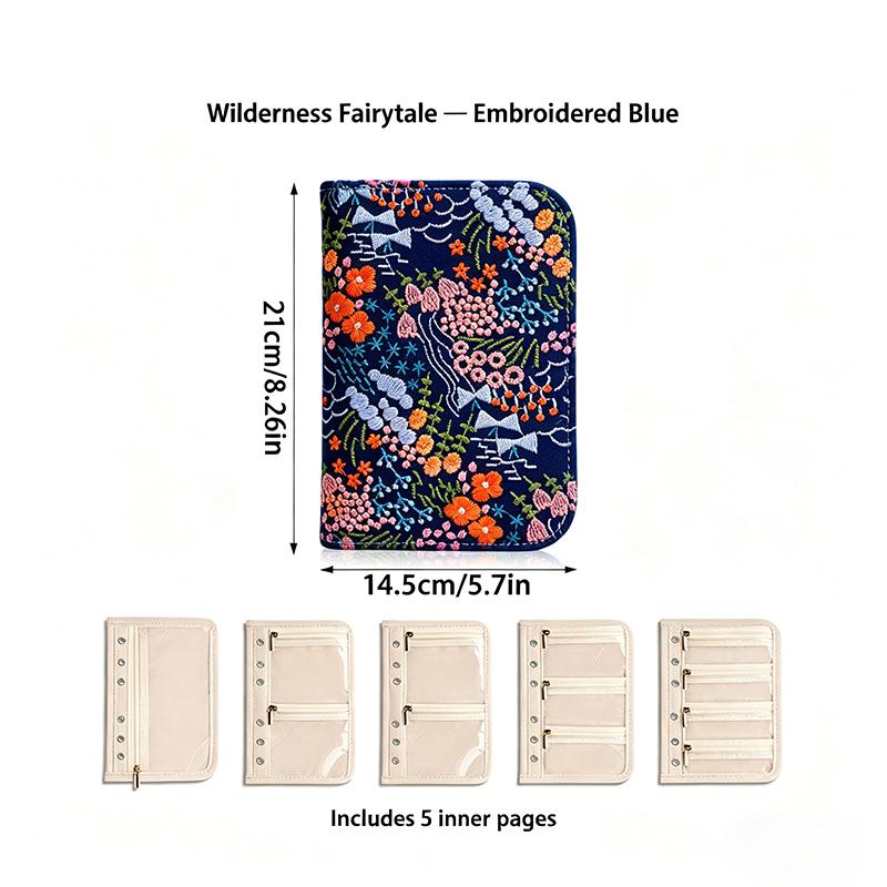 Portable Zipper Jewelry Organizer Embroidery Pattern Flannel Lining Jewelry Bag
Portable Zipper Jewelry Organizer Embroidery Pattern Flannel Lining Jewelry Bag