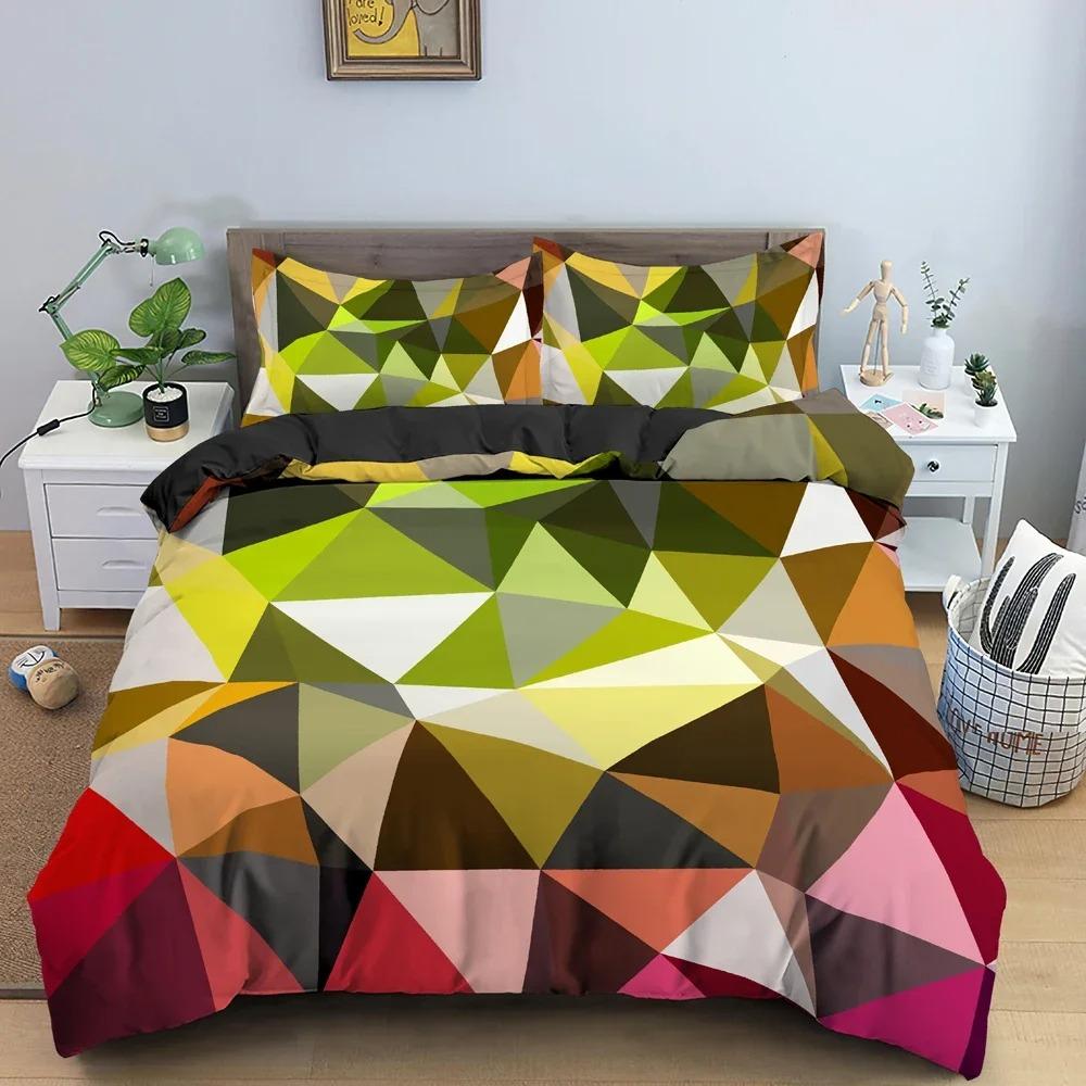 Цветной геометрический пододеяльник, комплект постельного белья для спальни, роскошные пододеяльники с наволочкой, размер King Queen Twin 70x133cm 2pcs
Цветной геометрический пододеяльник, комплект постельного белья для спальни, роскошные пододеяльники с наволочкой, размер King Queen Twin 70x133cm 2pcs