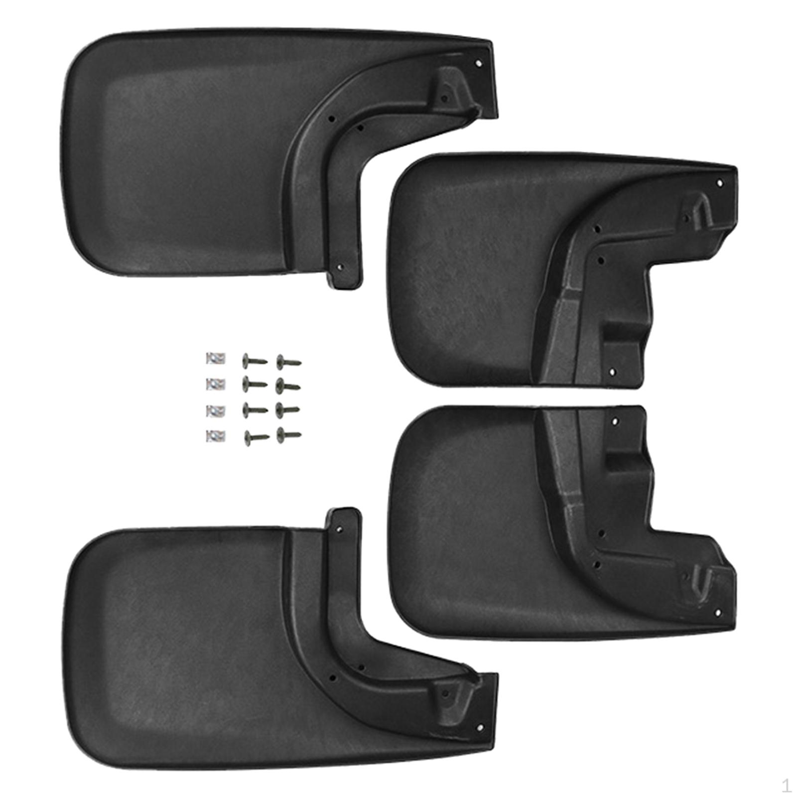 4Pcs Wheel Mud Flaps Splash Guards, Front Rear, Waterproof Mudguards, for Pickup Replacement Spare
4Pcs Wheel Mud Flaps Splash Guards, Front Rear, Waterproof Mudguards, for Pickup Replacement Spare