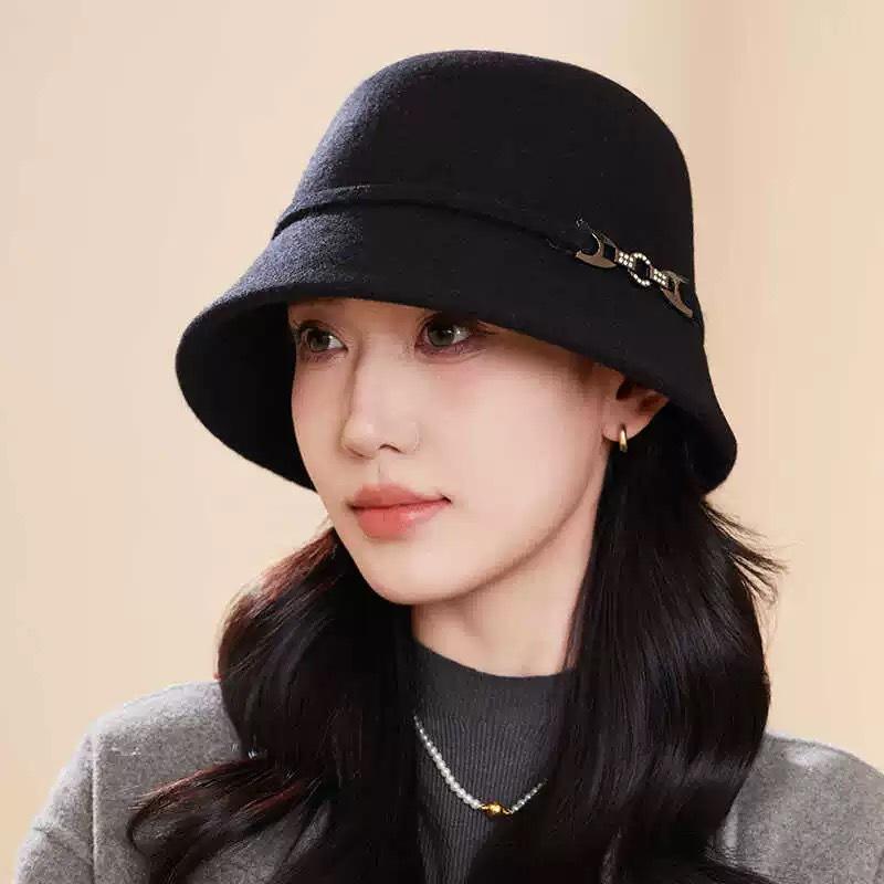 Autumn and winter hat woolen fashion basin hat women s outdoor travel warm elegant top hat M(56-58cm)
Autumn and winter hat woolen fashion basin hat women s outdoor travel warm elegant top hat M(56-58cm)