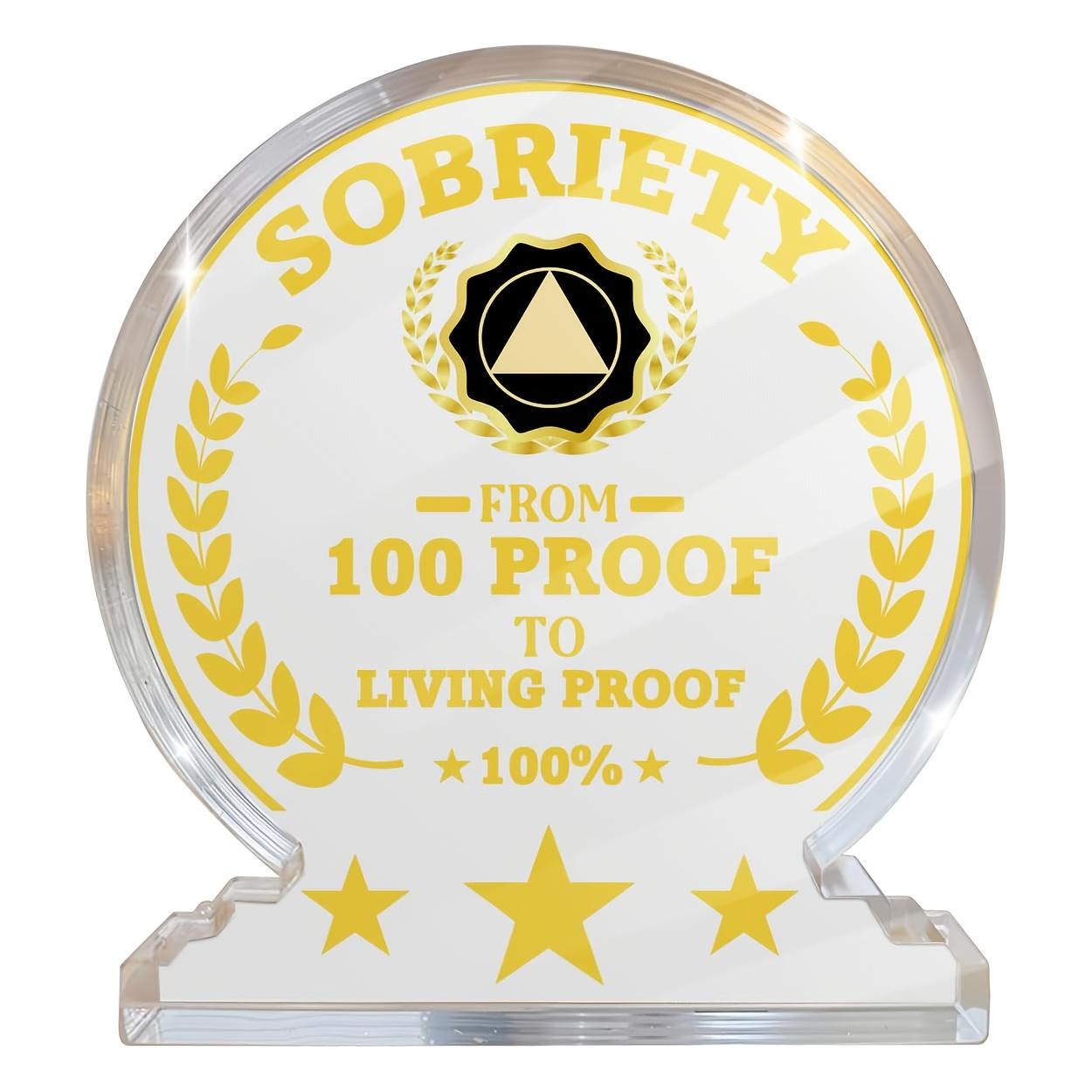 1pc Soberity Recovery Memorial Gift, Suitable for Alcoholics Anonymous/ Drug Rehabilitation Support Group, Acrylic Keepsake Trophy 10*10cm
1pc Soberity Recovery Memorial Gift, Suitable for Alcoholics Anonymous/ Drug Rehabilitation Support Group, Acrylic Keepsake Trophy 10*10cm