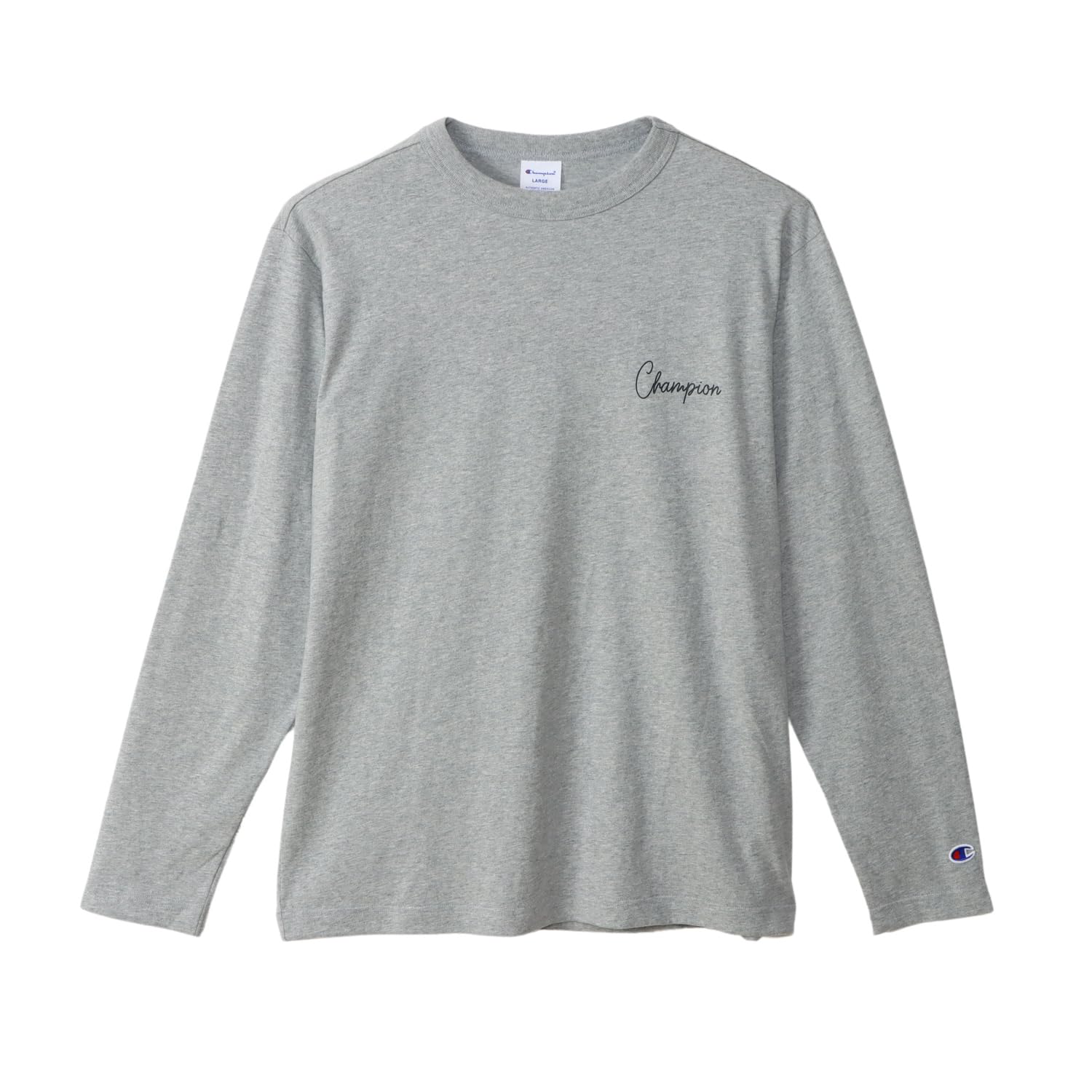 Champion Basic Long Sleeve Crew Graphic Logo Oxford Gray Men s T-Shirt, C3-B408, Neck, 100% Cotton, Print,
Champion Basic Long Sleeve Crew Graphic Logo Oxford Gray Men s T-Shirt, C3-B408, Neck, 100% Cotton, Print,