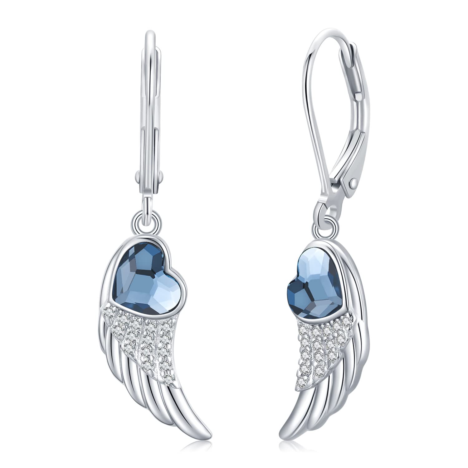 StoryMidir Dangling Silver Hook Platinum Angel High Quality Gift for White Anniversary Earrings, Wings, Earrings, Feathers, 925, Earrings, Finish,
StoryMidir Dangling Silver Hook Platinum Angel High Quality Gift for White Anniversary Earrings, Wings, Earrings, Feathers, 925, Earrings, Finish,