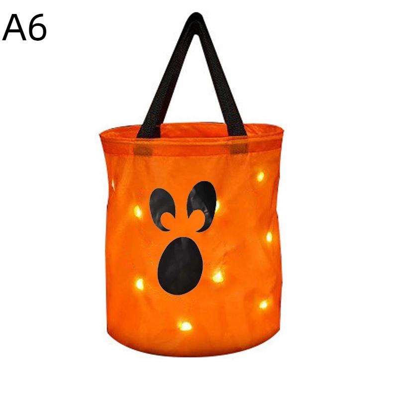 Хэллоуин Тыква Сумка-тоут Светодиодная светящаяся ручка Многоразовая сумка для конфет «Сладость или гадость» для детской вечеринки, декора, подарка A6
Хэллоуин Тыква Сумка-тоут Светодиодная светящаяся ручка Многоразовая сумка для конфет «Сладость или гадость» для детской вечеринки, декора, подарка A6