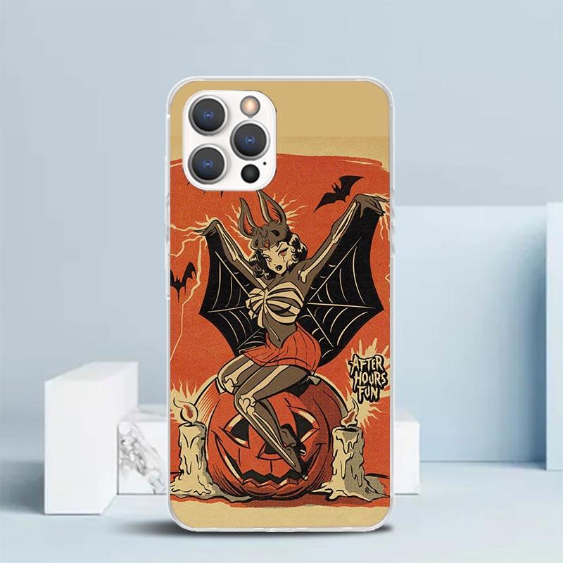 Sexy Halloween Beauty Girls Soft Cover for iPhone 16 17 Air 15 14 Pro Max 16E Phone Case 13 Mini 12 11 7 SE 8 Print Pattern Fit iPhone 15 Pro Max
Sexy Halloween Beauty Girls Soft Cover for iPhone 16 17 Air 15 14 Pro Max 16E Phone Case 13 Mini 12 11 7 SE 8 Print Pattern Fit iPhone 15 Pro Max