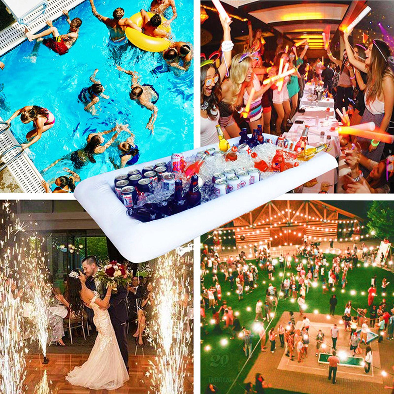 Надувной сервировочный бар, поднос для фруктов, льда, контейнеры для еды, напитков, бассейн для пикника, барбекю 
Надувной сервировочный бар, поднос для фруктов, льда, контейнеры для еды, напитков, бассейн для пикника, барбекю