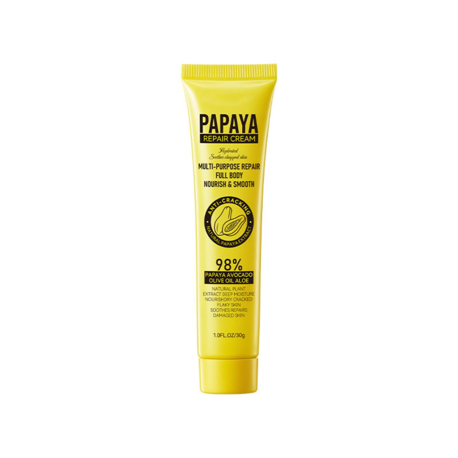 Успокаивающий крем для тела Cracked Soothing Papaya Cream Universal Body Balm One Size жёлтый
Успокаивающий крем для тела Cracked Soothing Papaya Cream Universal Body Balm One Size жёлтый