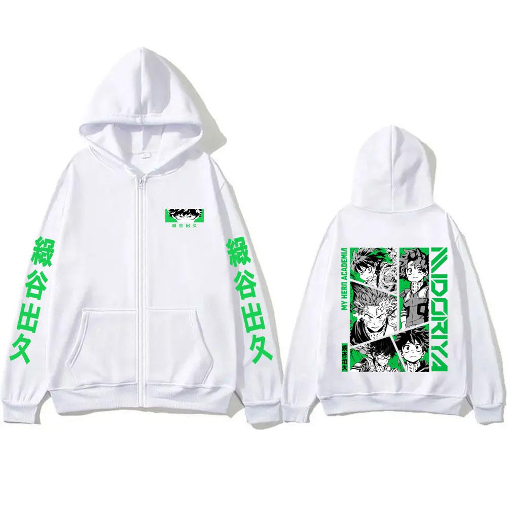 Anime My Hero Academia Midoriya Izuku Merch Zipper Hoodie Men Women Casual Vintage Oversized Zip Up Jacket 3XL
Anime My Hero Academia Midoriya Izuku Merch Zipper Hoodie Men Women Casual Vintage Oversized Zip Up Jacket 3XL
