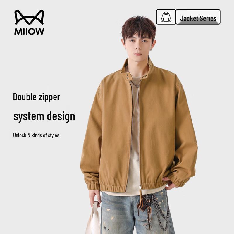 Maoren Men s Retro Heavyweight Cotton Double Zipper Stand Collar Jacket 3XL
Maoren Men s Retro Heavyweight Cotton Double Zipper Stand Collar Jacket 3XL