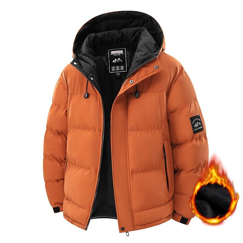 Winter Men s High-quality Drawstring Hooded Cotton-padded Jacket Trend Thickened Cold-proof Cotton-padded Jacket XXXL brick червоний колір
Winter Men s High-quality Drawstring Hooded Cotton-padded Jacket Trend Thickened Cold-proof Cotton-padded Jacket XXXL brick червоний колір